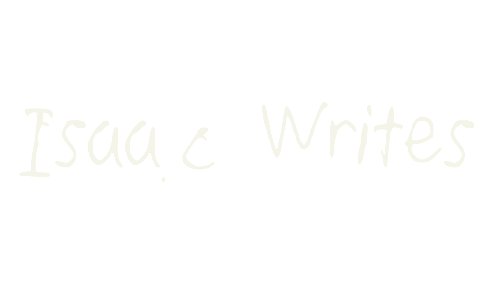 Isaac Writes, halloween font preview