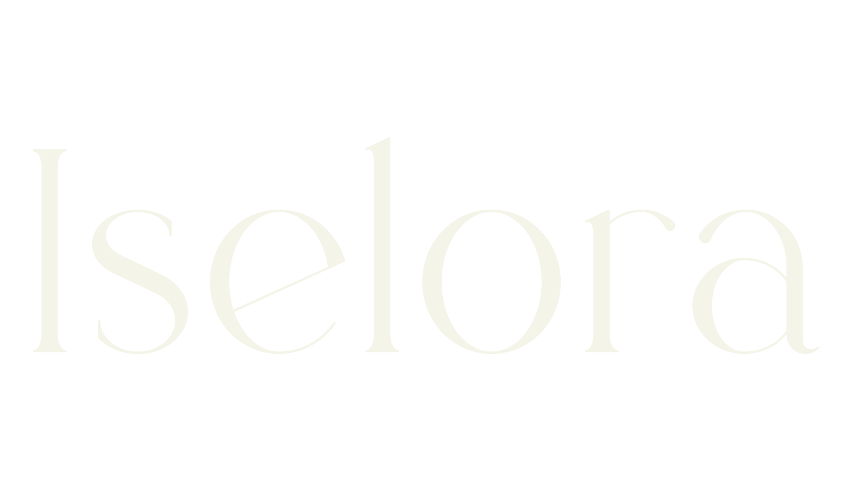 Iselora, serif font preview