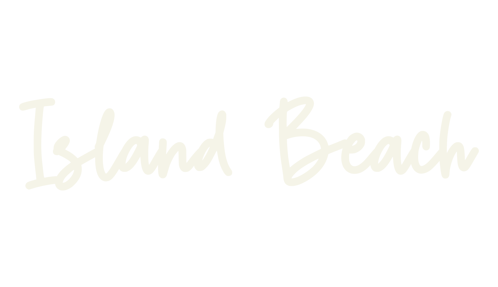Island Beach, fashion script font preview
