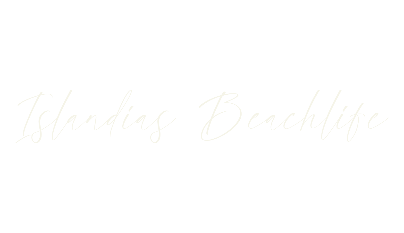 Islandias Beachlife, calligraphy font preview