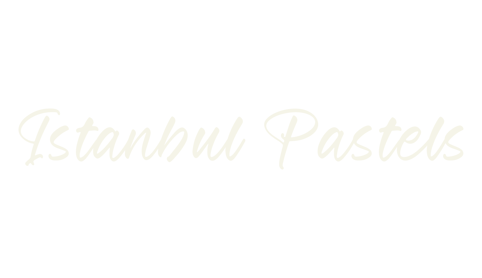 Istanbul Pastels, calligraphy font preview
