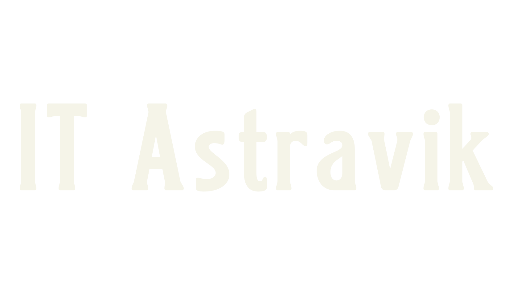 IT Astravik, serif font preview