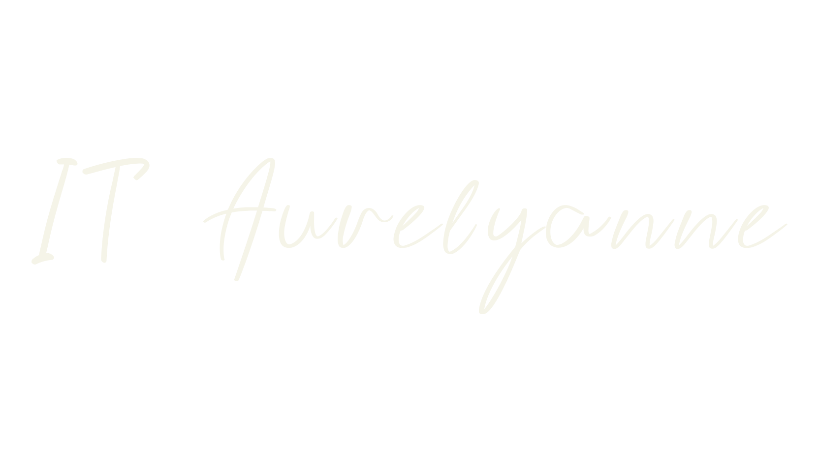 IT Aurelyanne, script font preview