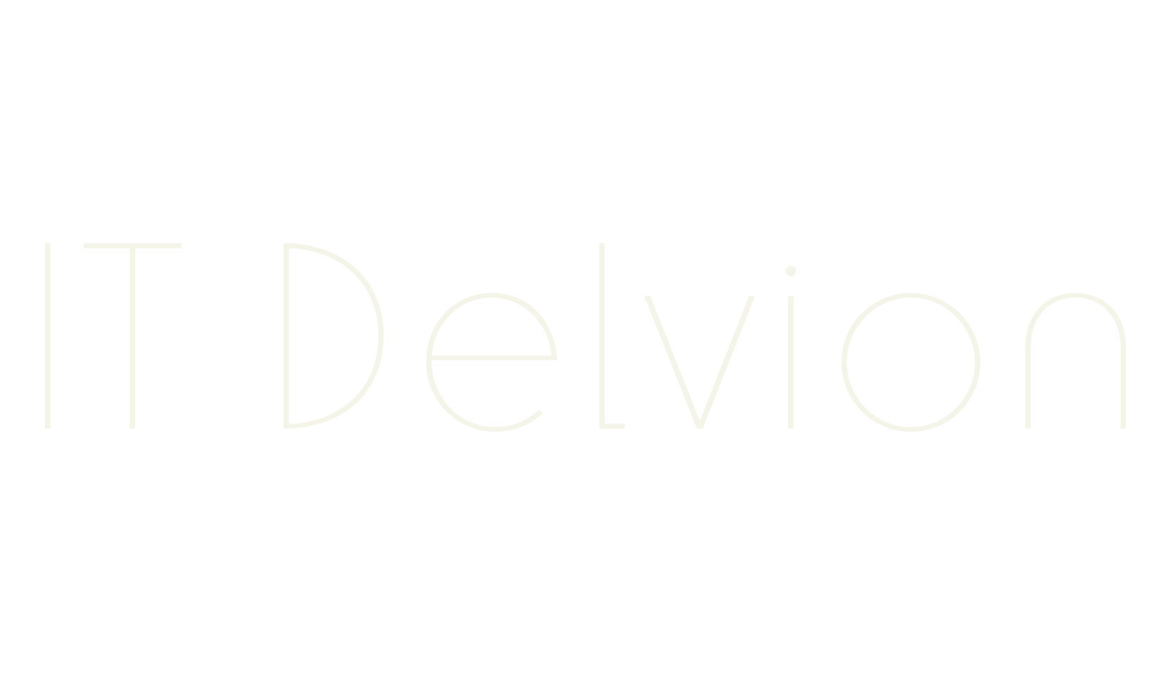 IT Delvion, art deco font preview