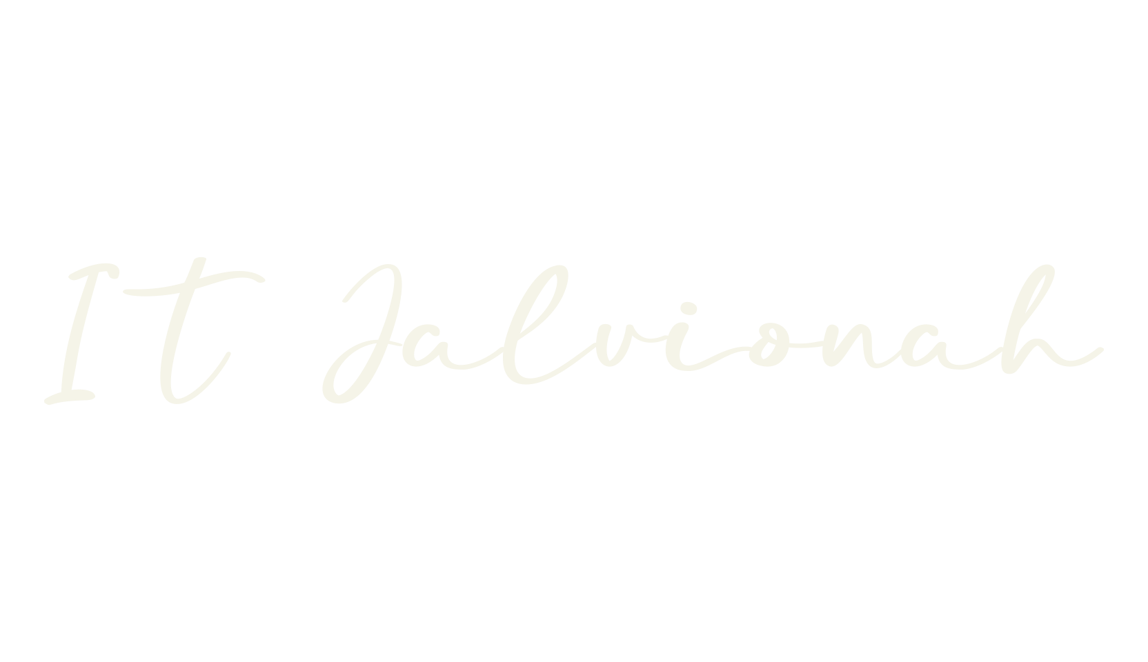 IT Jalvionah, script font preview