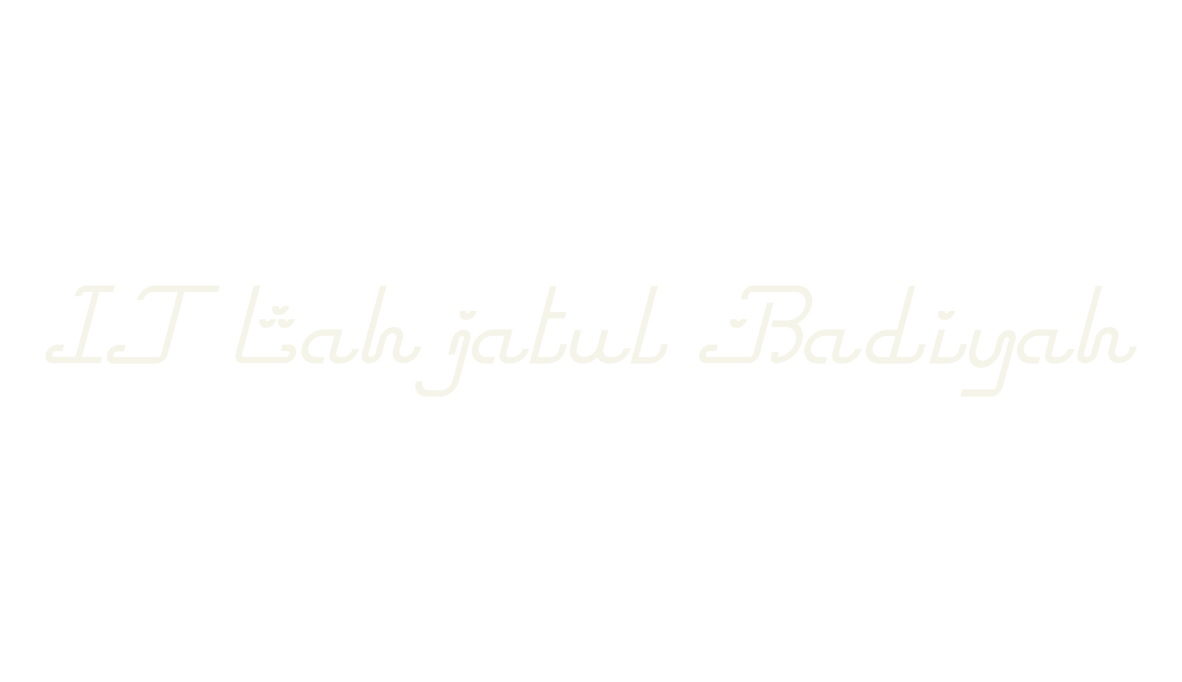 IT Lahjatul Badiyah, food font preview