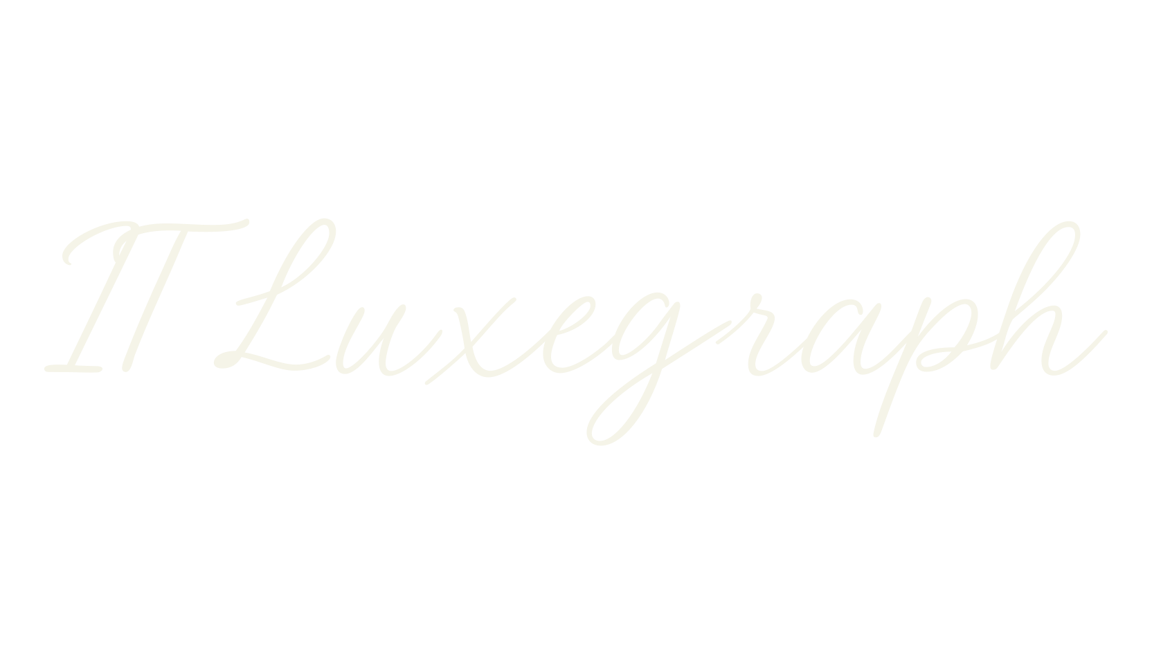 IT Luxegraph, elegant font preview