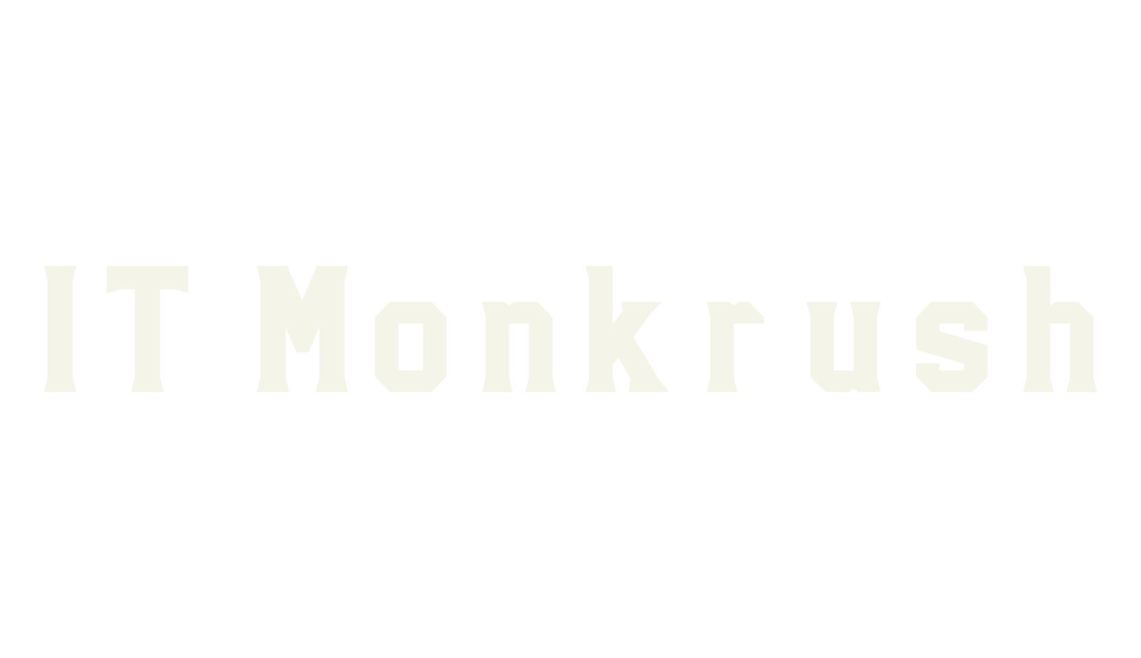 IT Monkrush, serif font preview