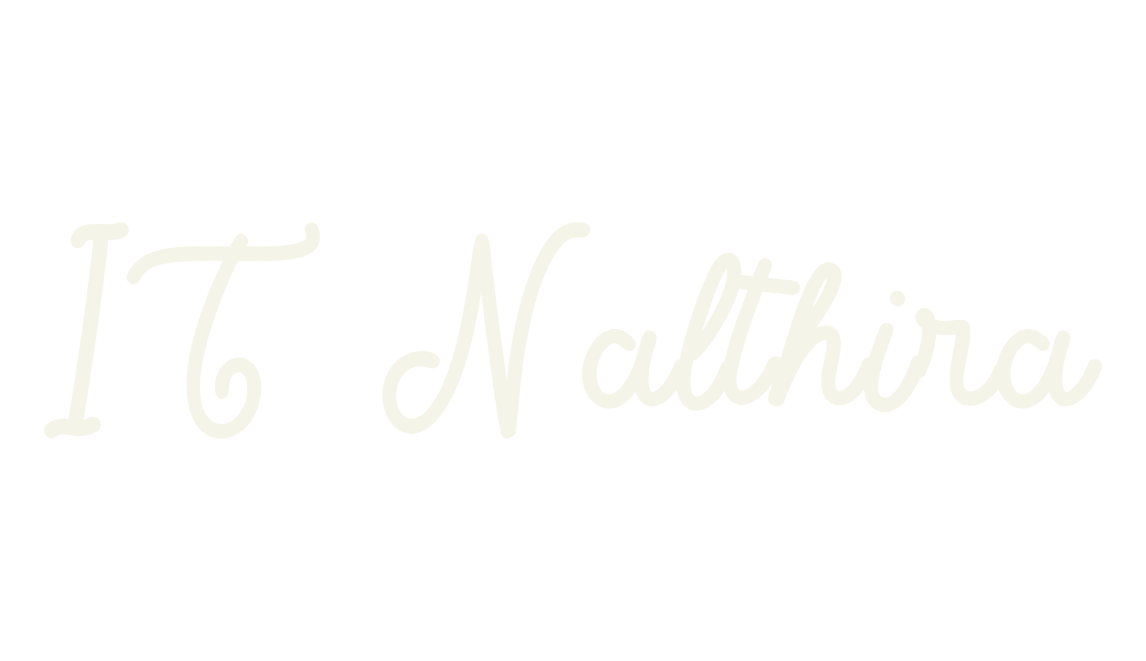 IT Nalthira, script font preview