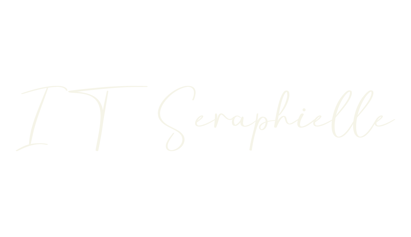 IT Seraphielle, script font preview