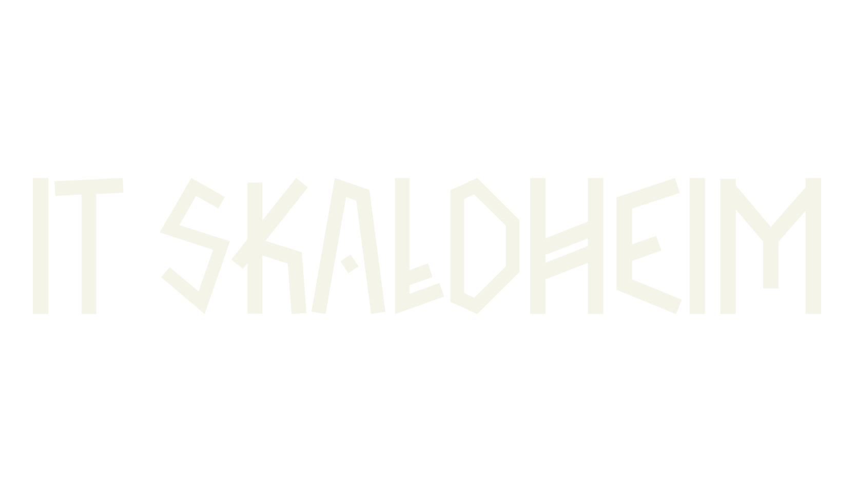 IT Skaldheim, greek font preview
