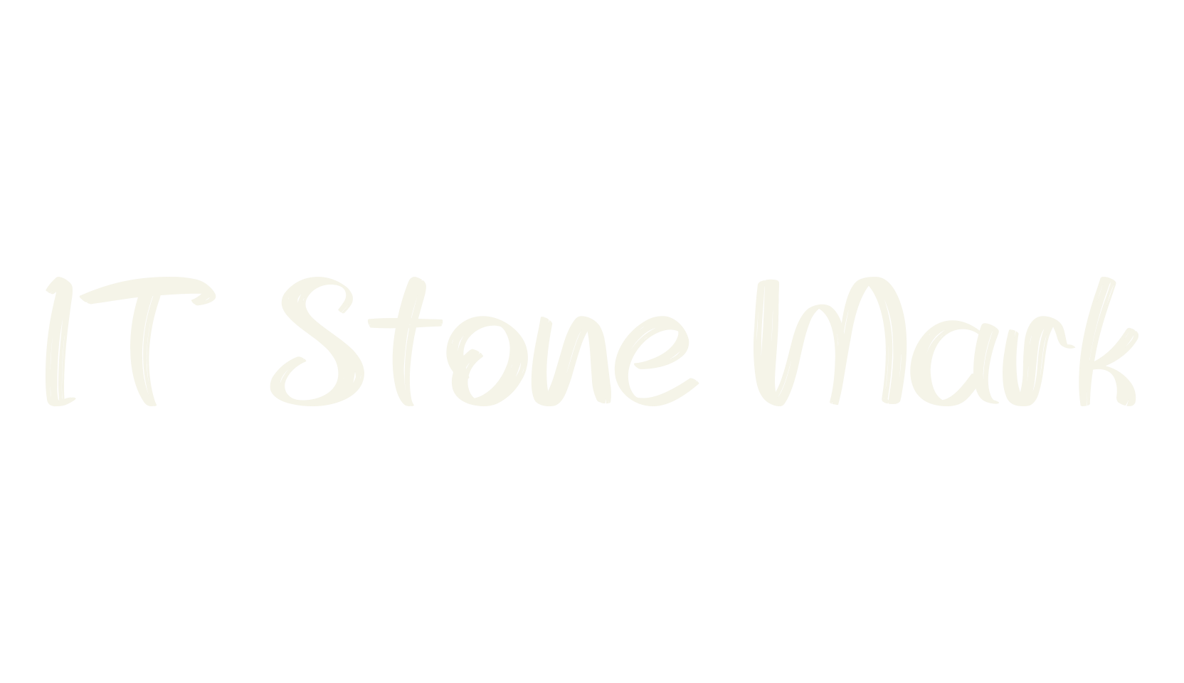 IT Stone Mark, marker font preview