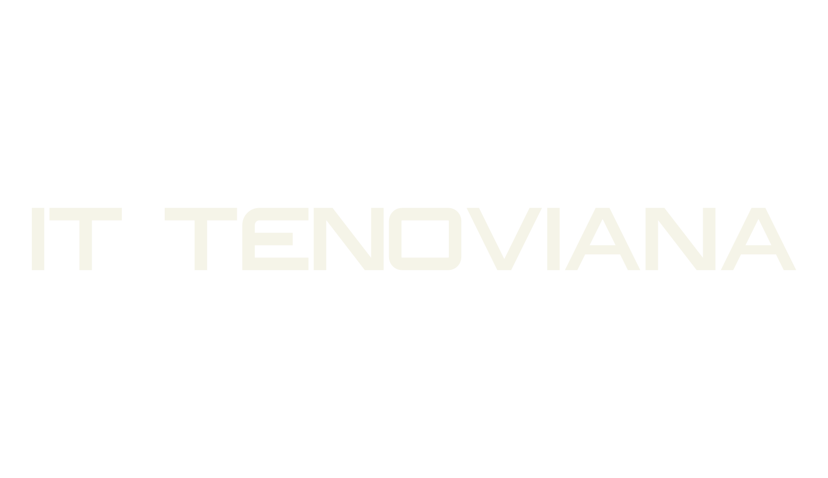 IT TENOVIANA, futuristic font preview