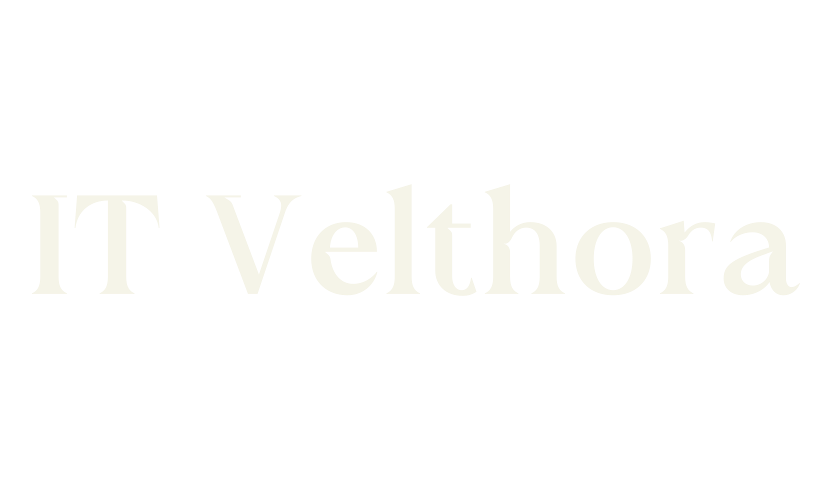 IT Velthora, elegant font preview
