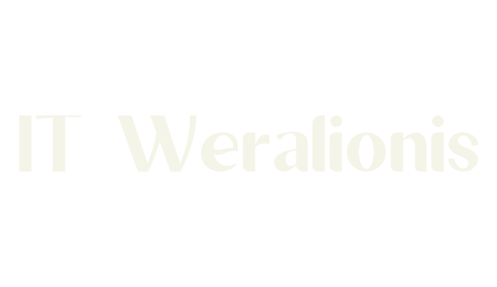 IT Weralionis, sans serif font preview