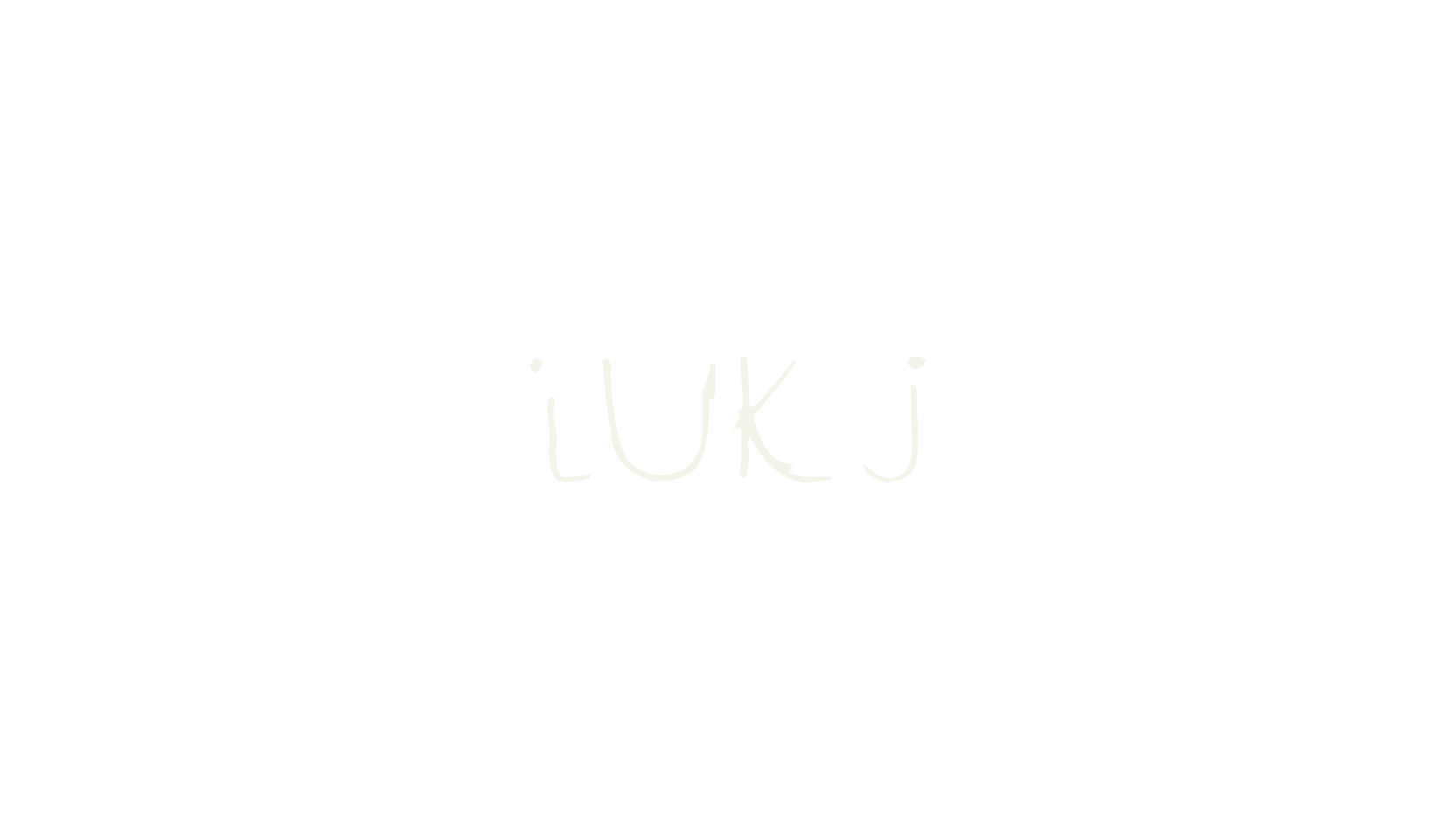 iukj, handwriting font preview