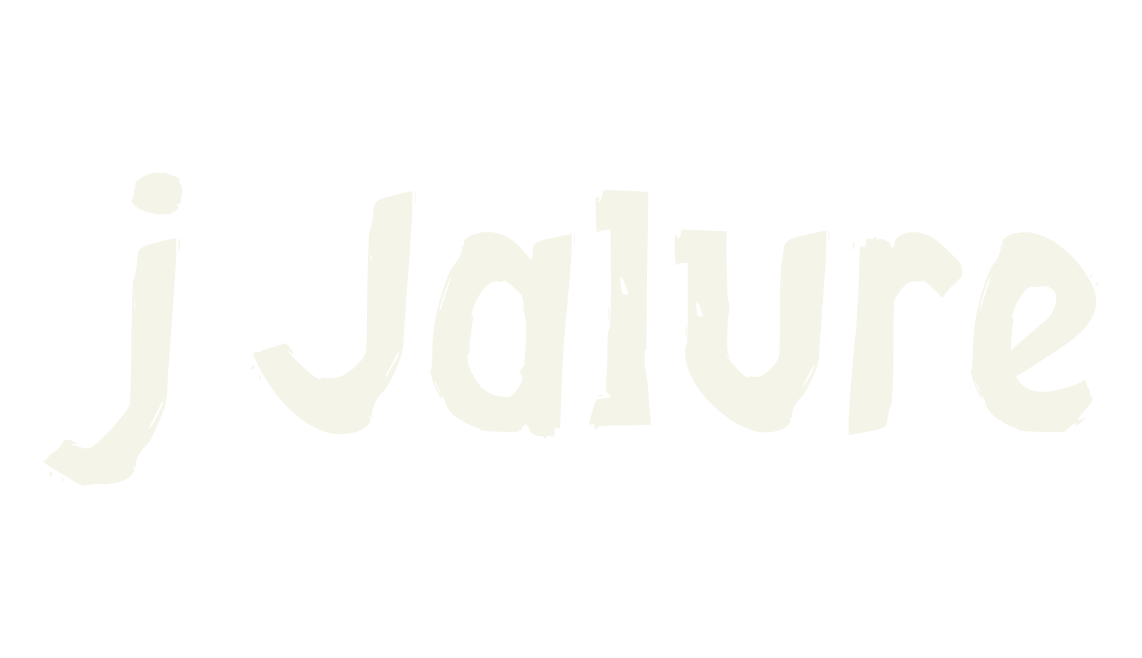 j Jalure, lettering font preview