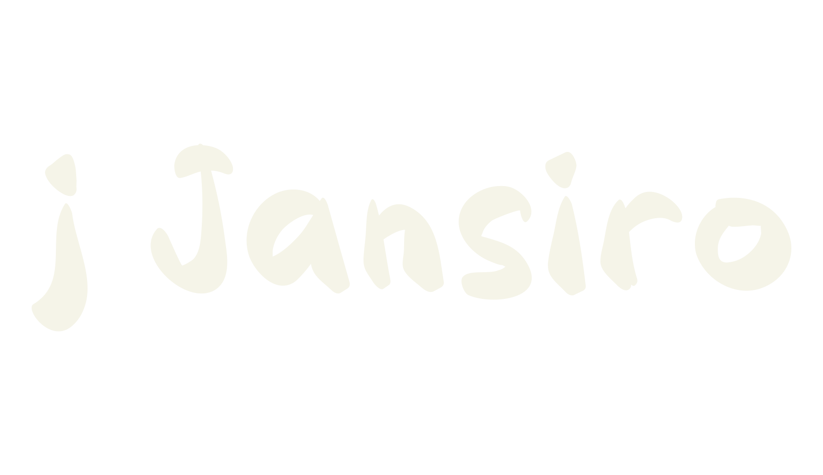 j Jansiro, lettering font preview