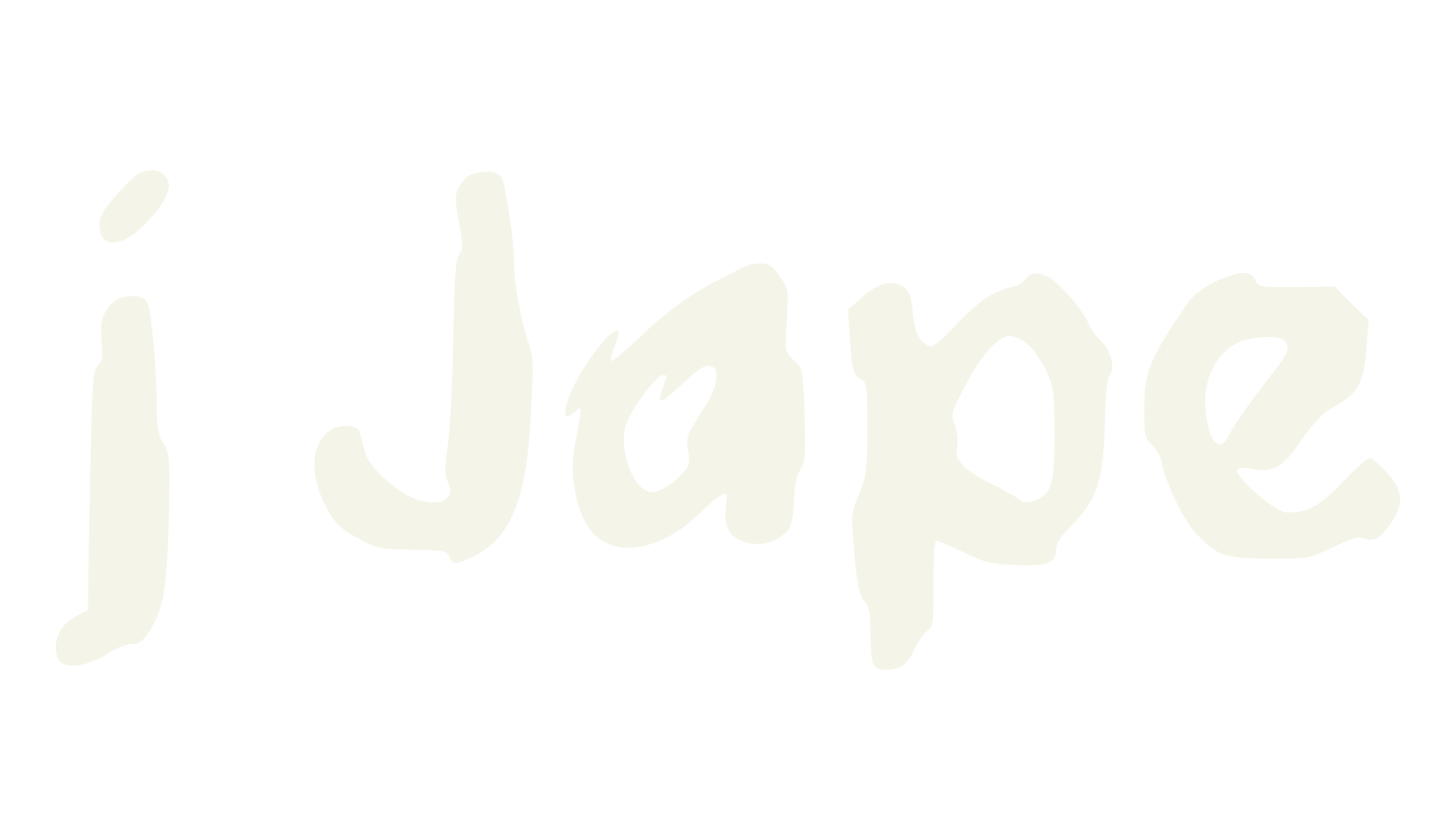 j Jape, lettering font preview