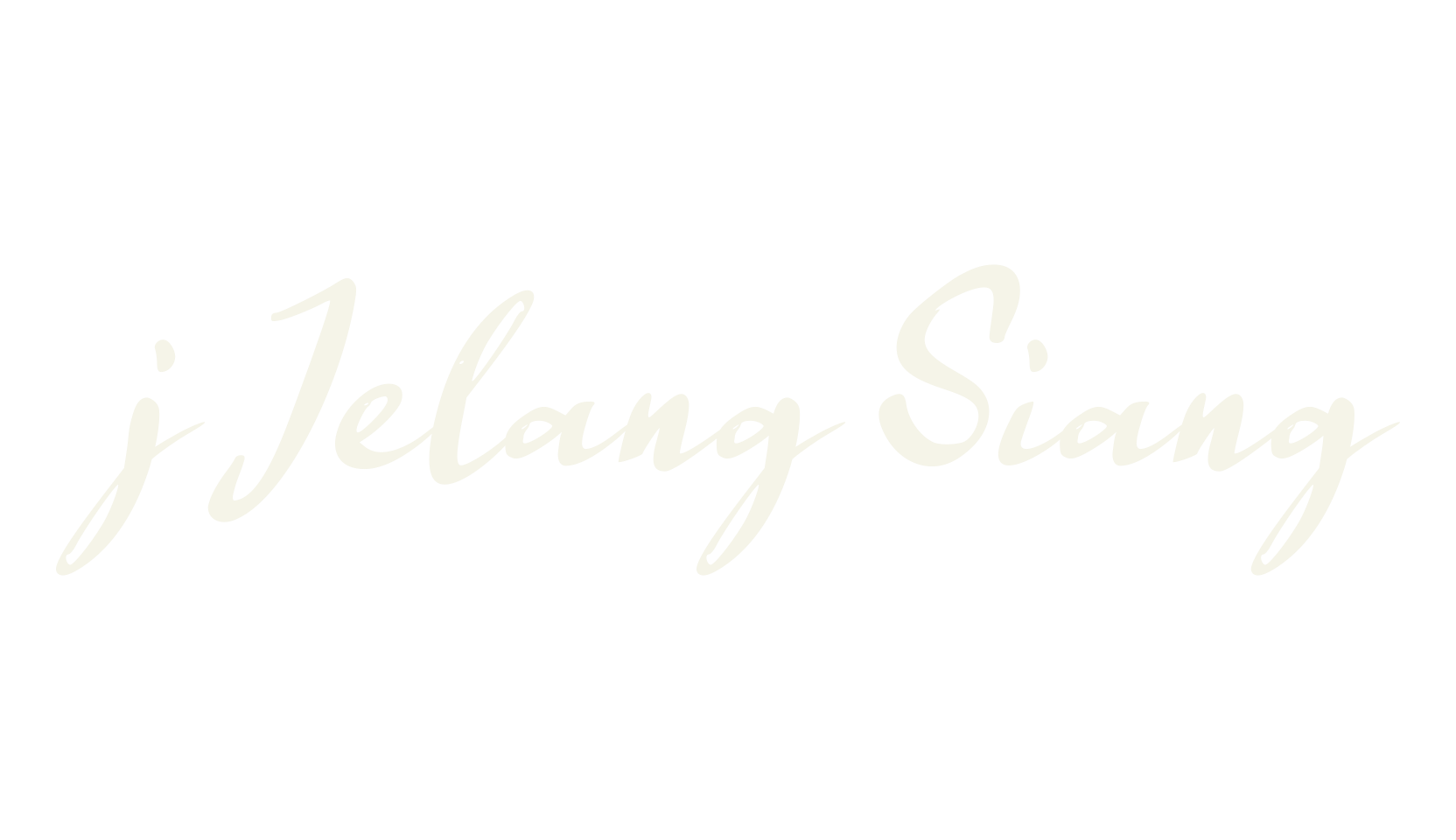 j Jelang Siang, fashion script font preview