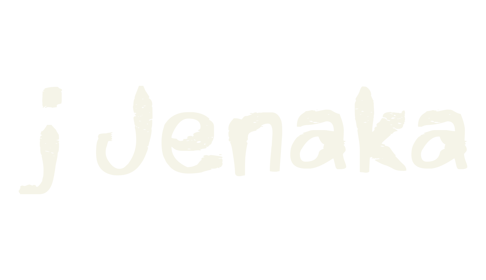 j Jenaka, lettering font preview