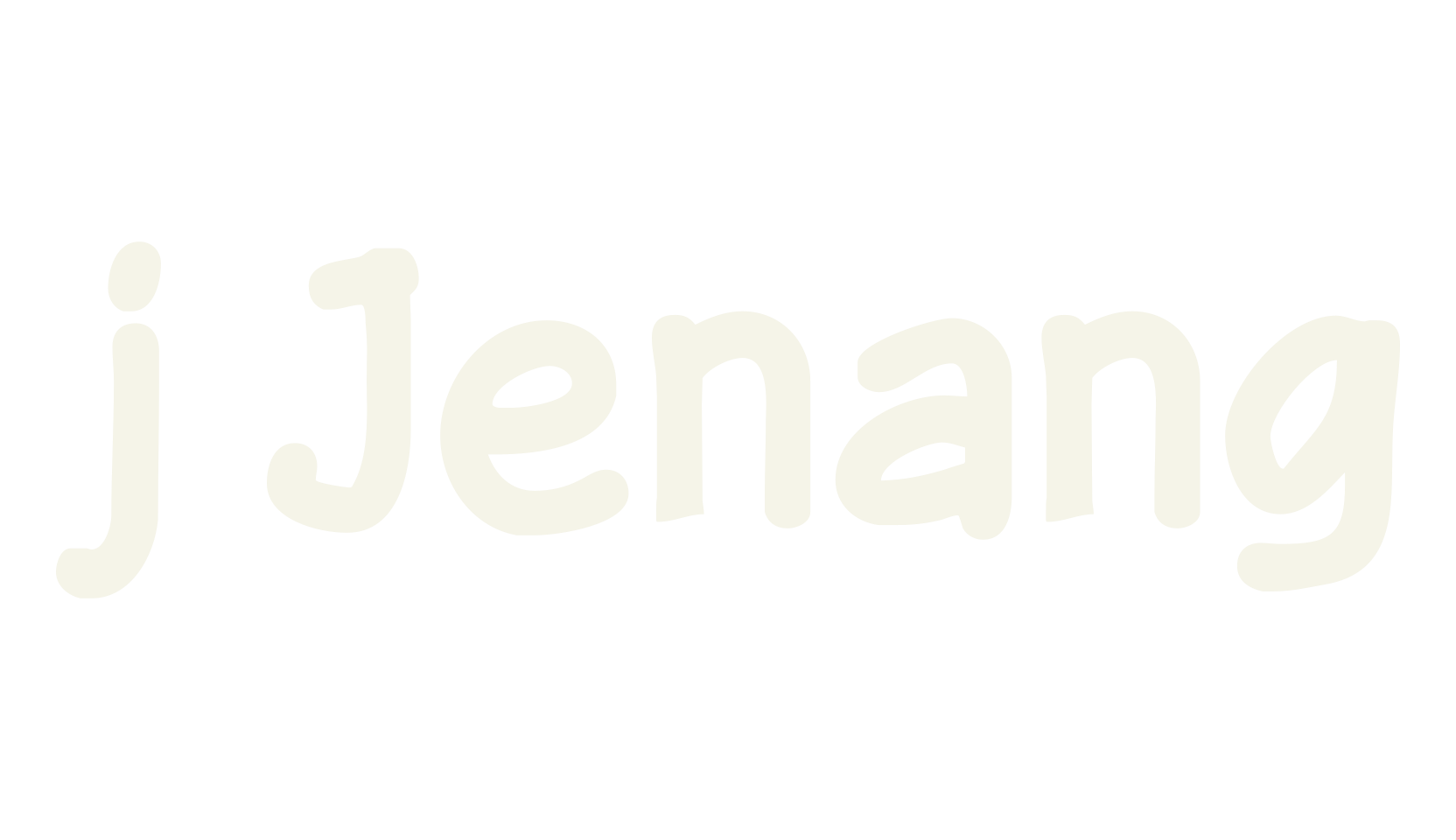 j Jenang, cartoon font preview
