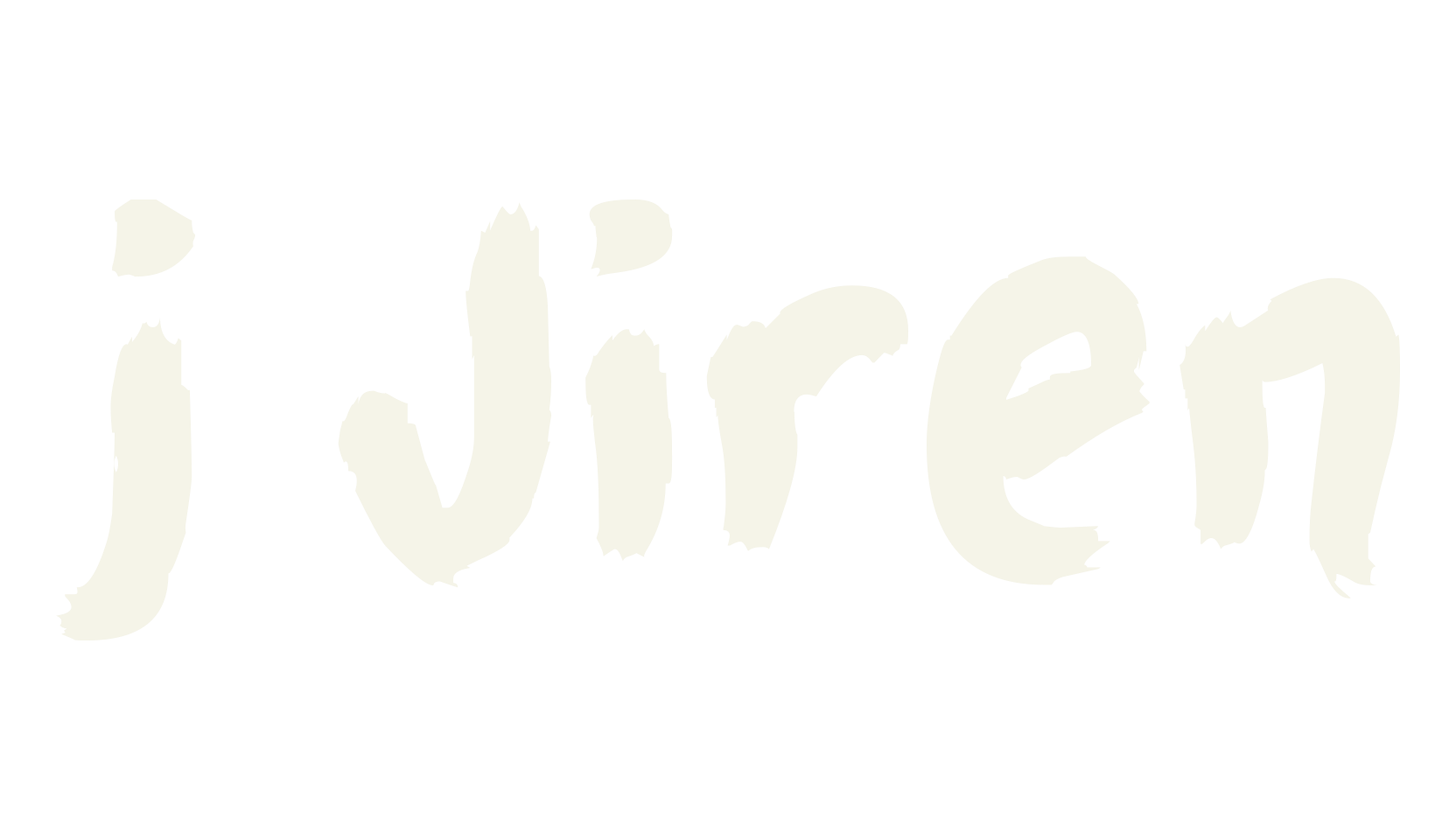 j Jiren, artistic font preview