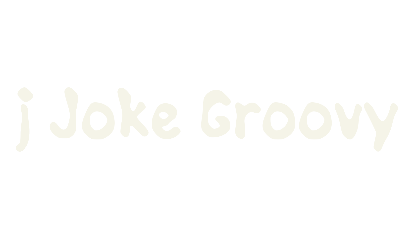 j Joke Groovy, funky font preview