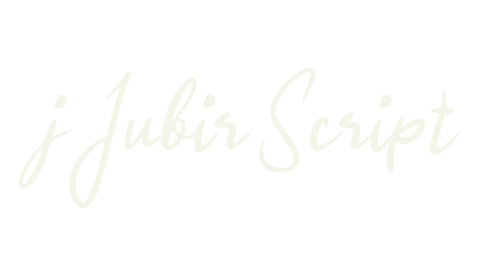 j Jubir Script, cursive font preview