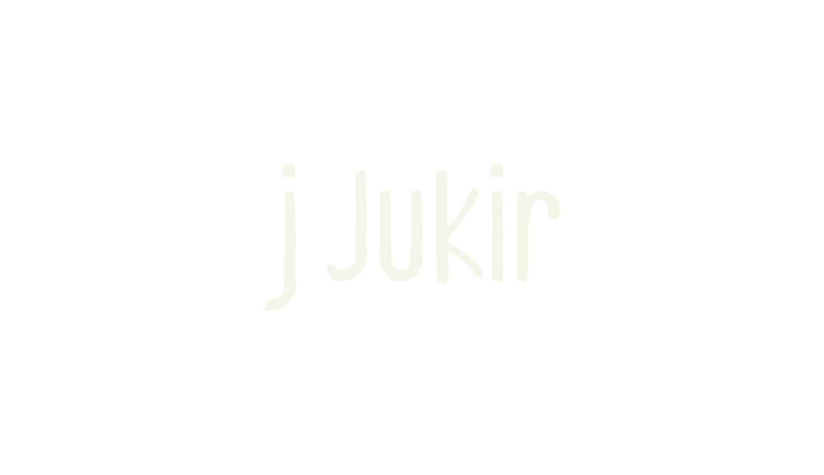 j Jukir, lettering font preview