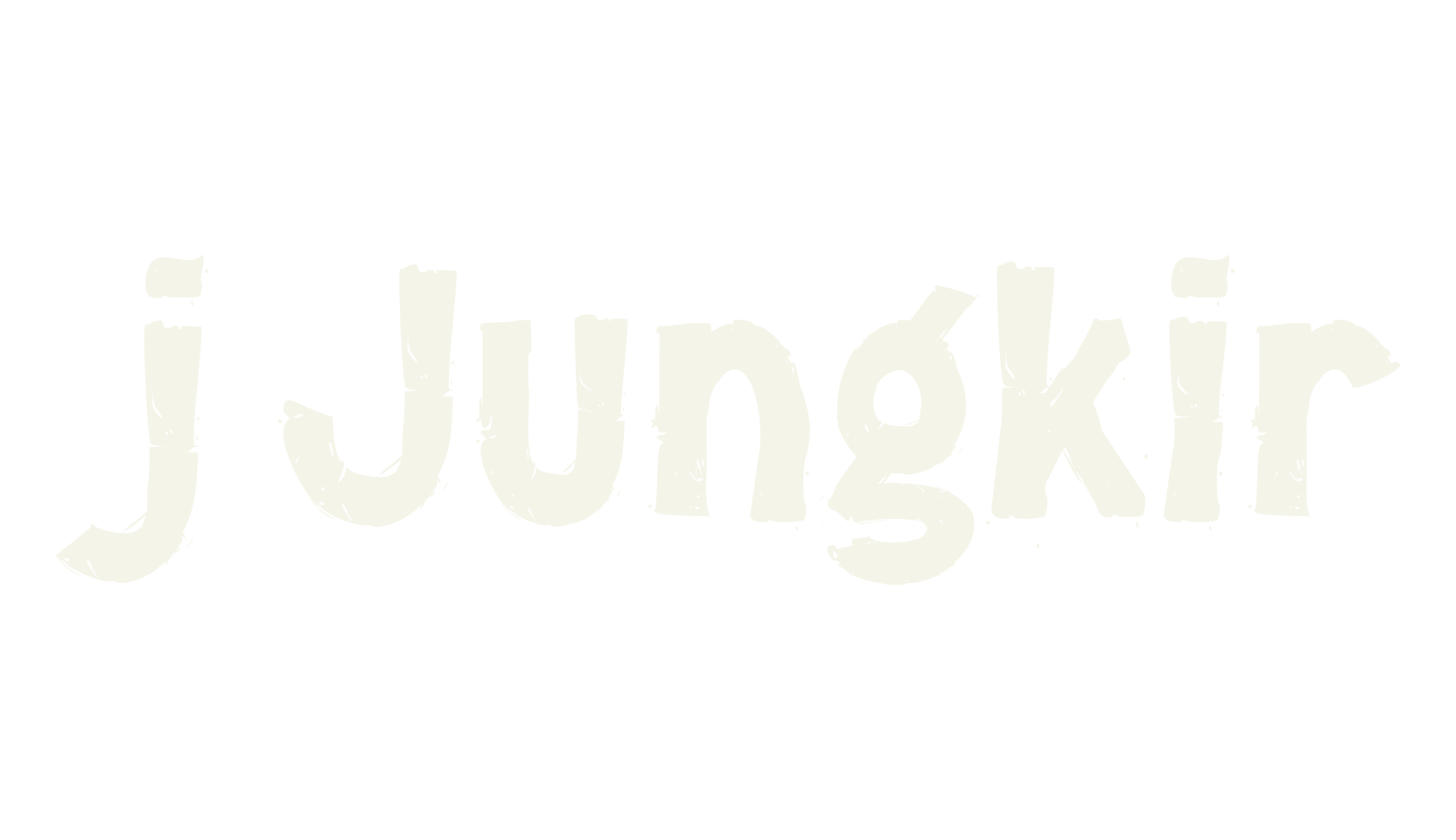 j Jungkir, lettering font preview