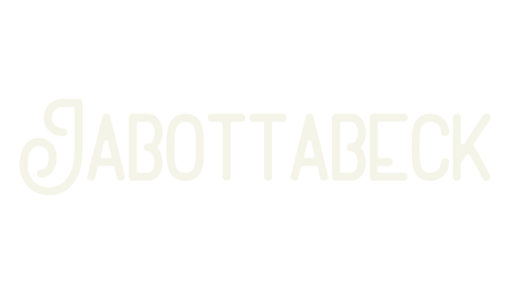 Jabottabeck, fashion script font preview