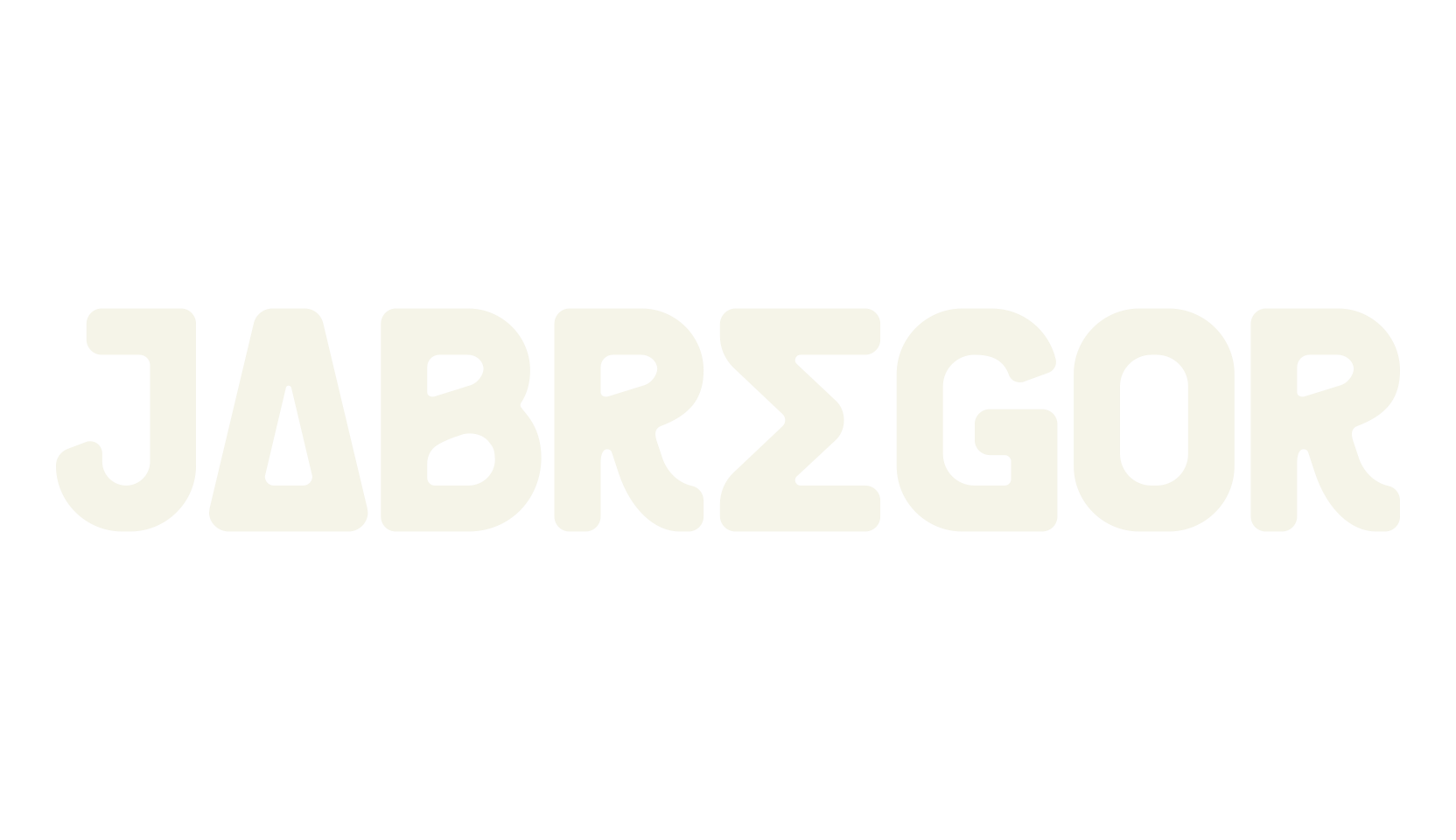 JABREGOR, serif font preview