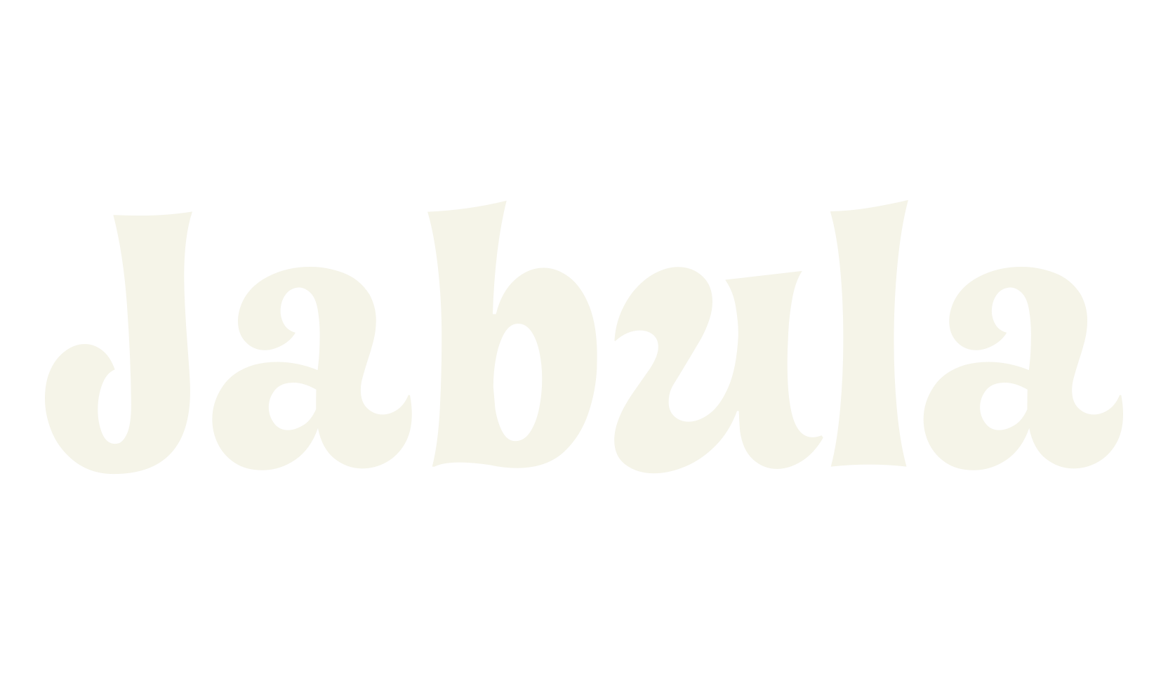 Jabula, quirky font preview