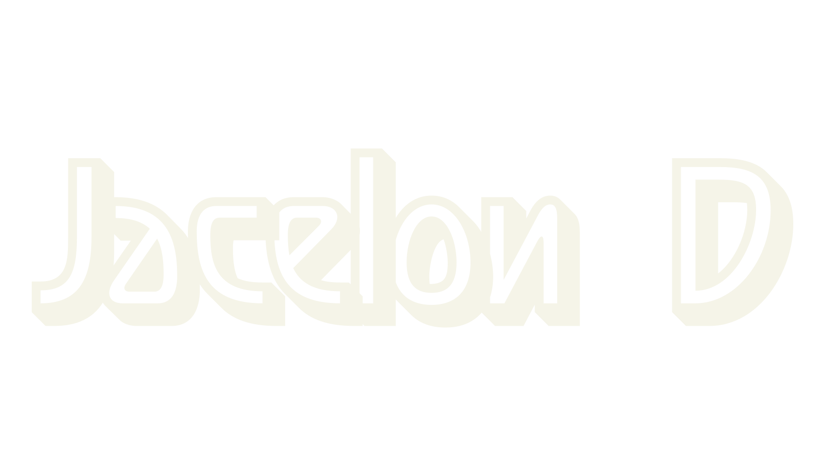 Jacelon 3D, 3d font preview