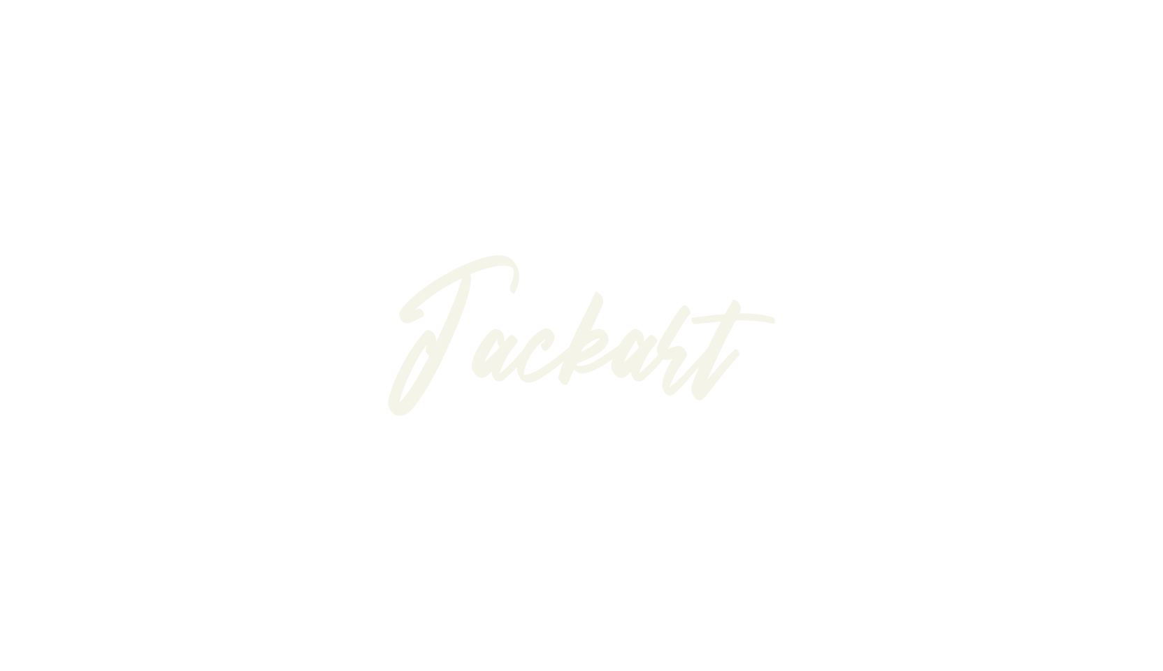 Jackart, script font preview