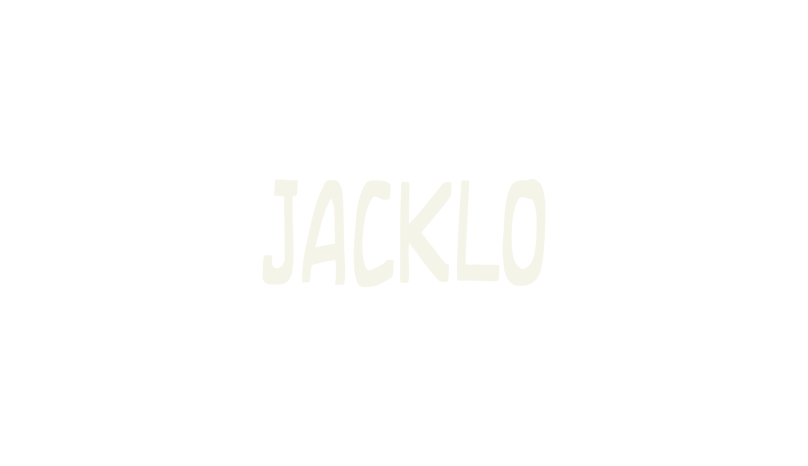 JACKLO, children font preview