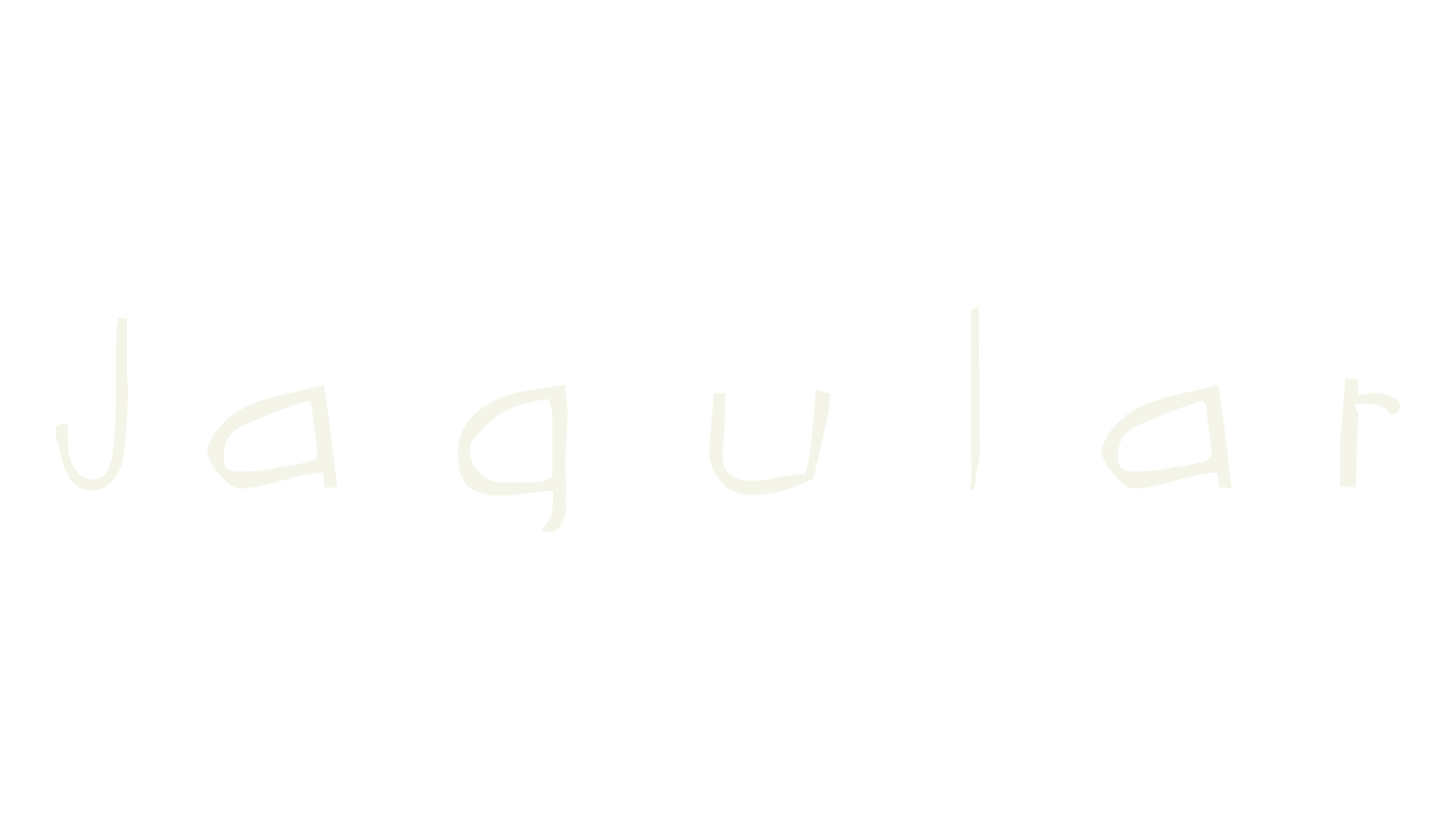 Jagular, handwritten font preview