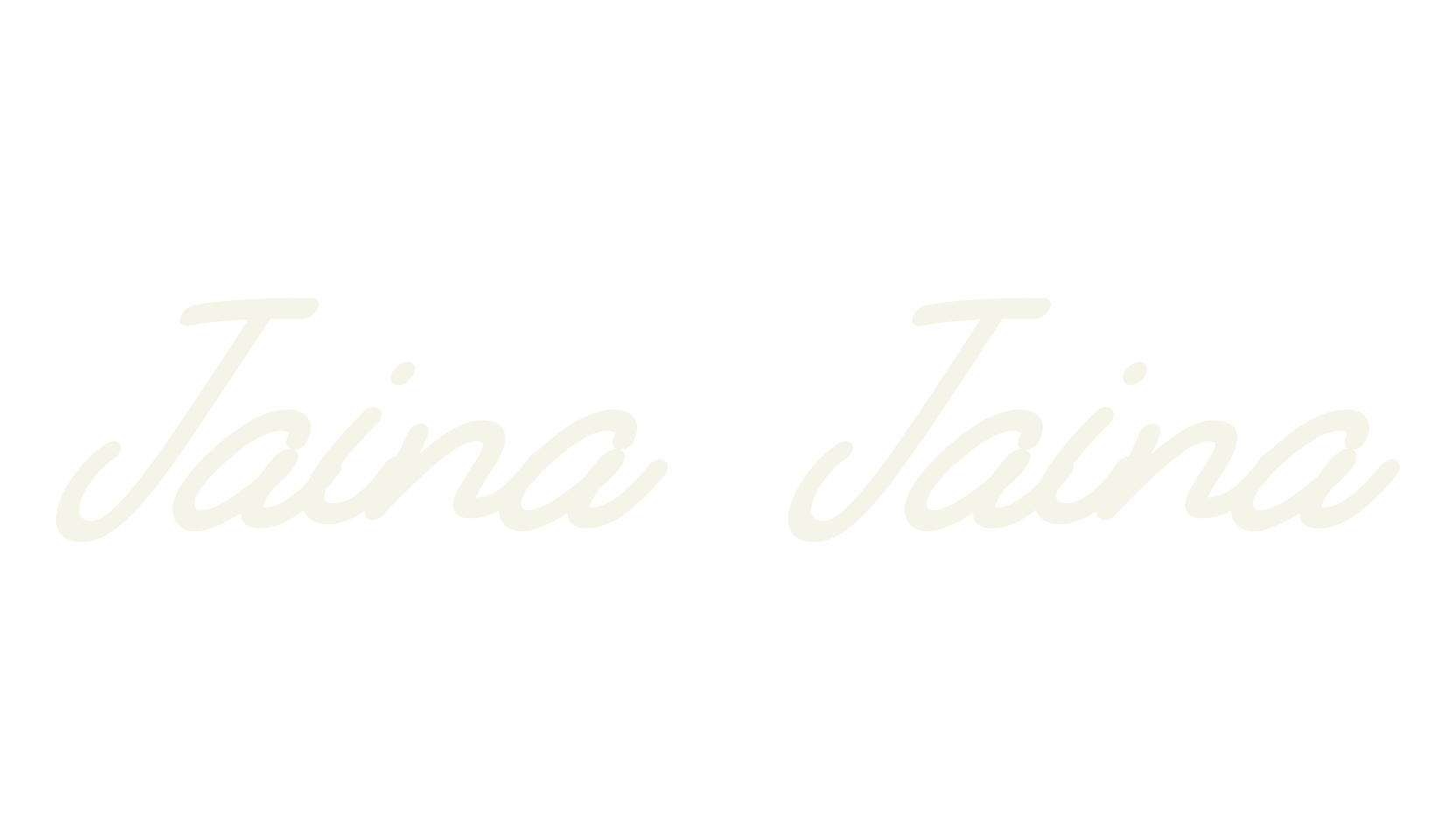 Jaina Jaina, cursive font preview