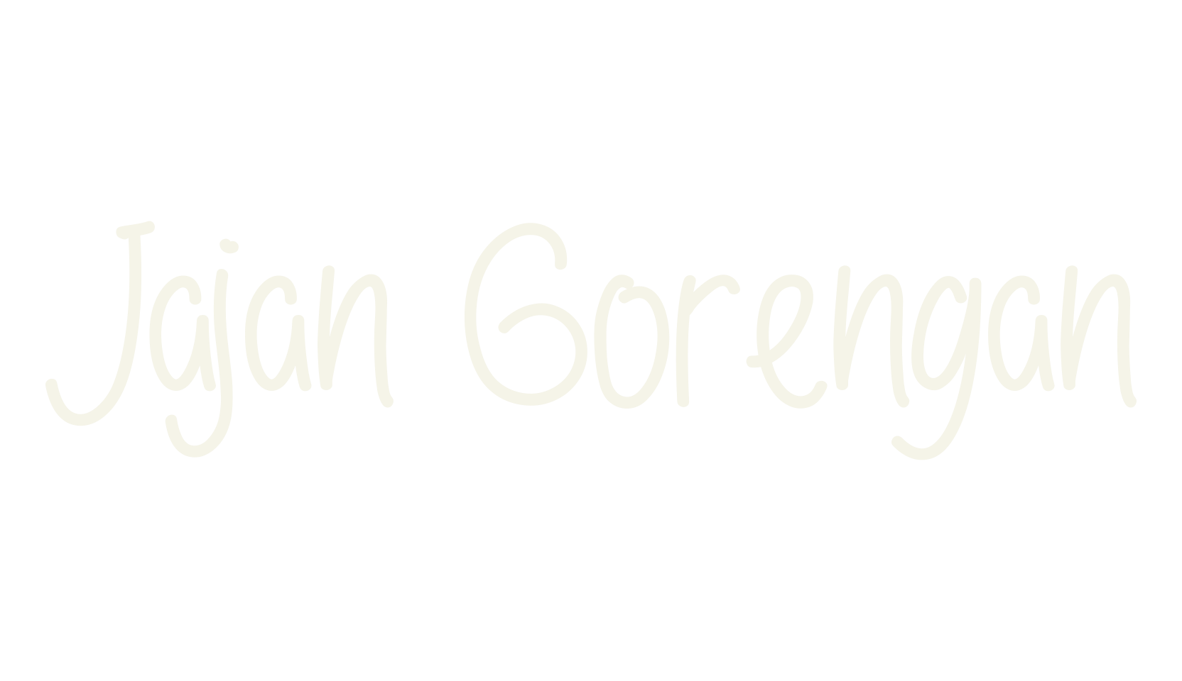 Jajan Gorengan, children font preview