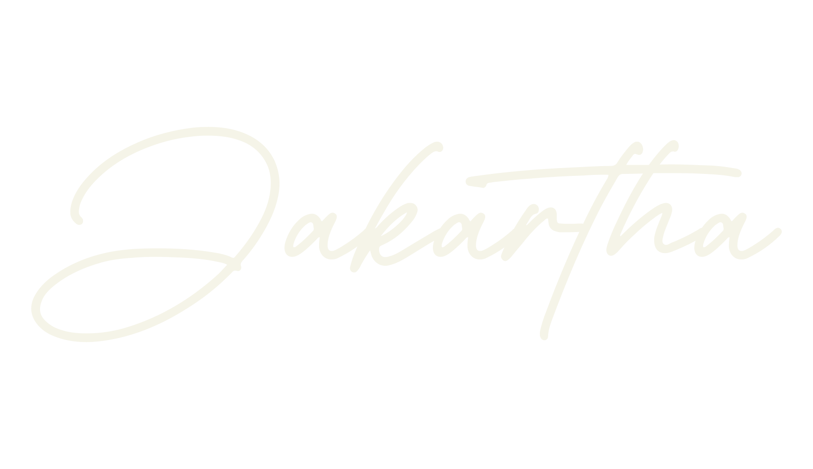 Jakartha, script font preview