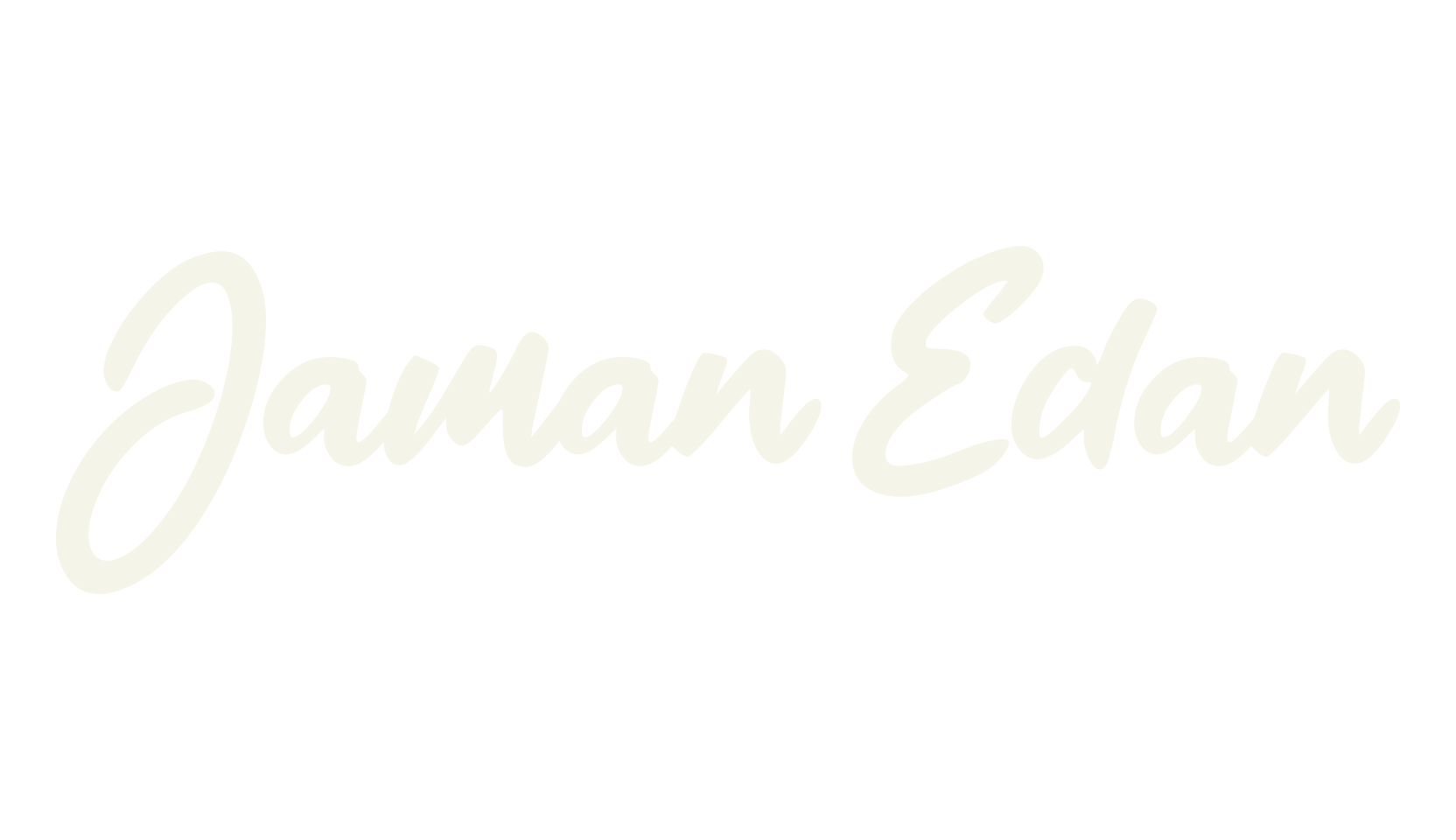 Jaman Edan, cursive font preview