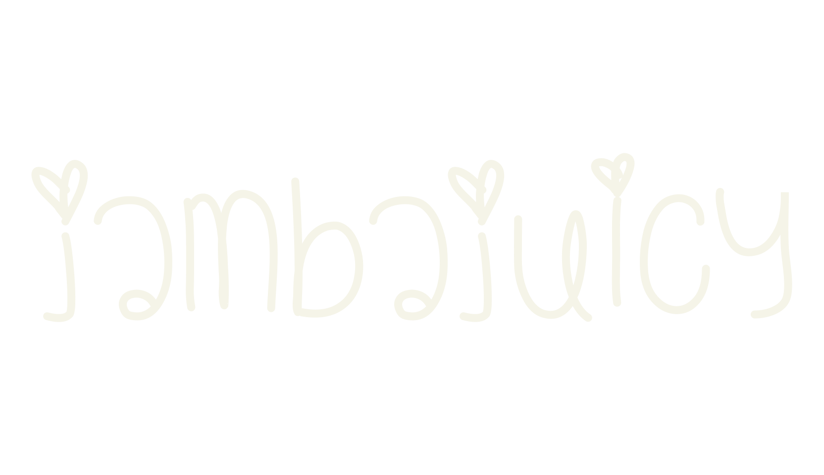 JambaJuicy, handwritten font preview
