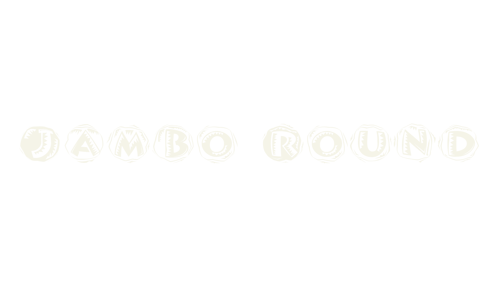 Jambo Round, display market font preview