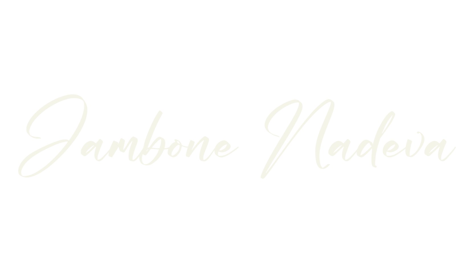 Jambone Nadeva, lettering font preview