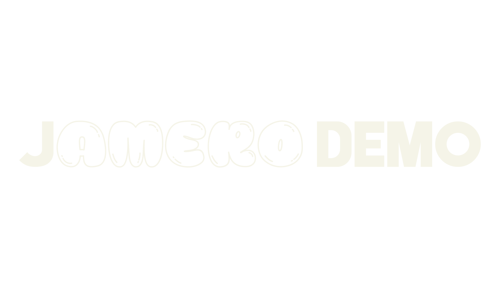Jamero DEMO, balloon font preview