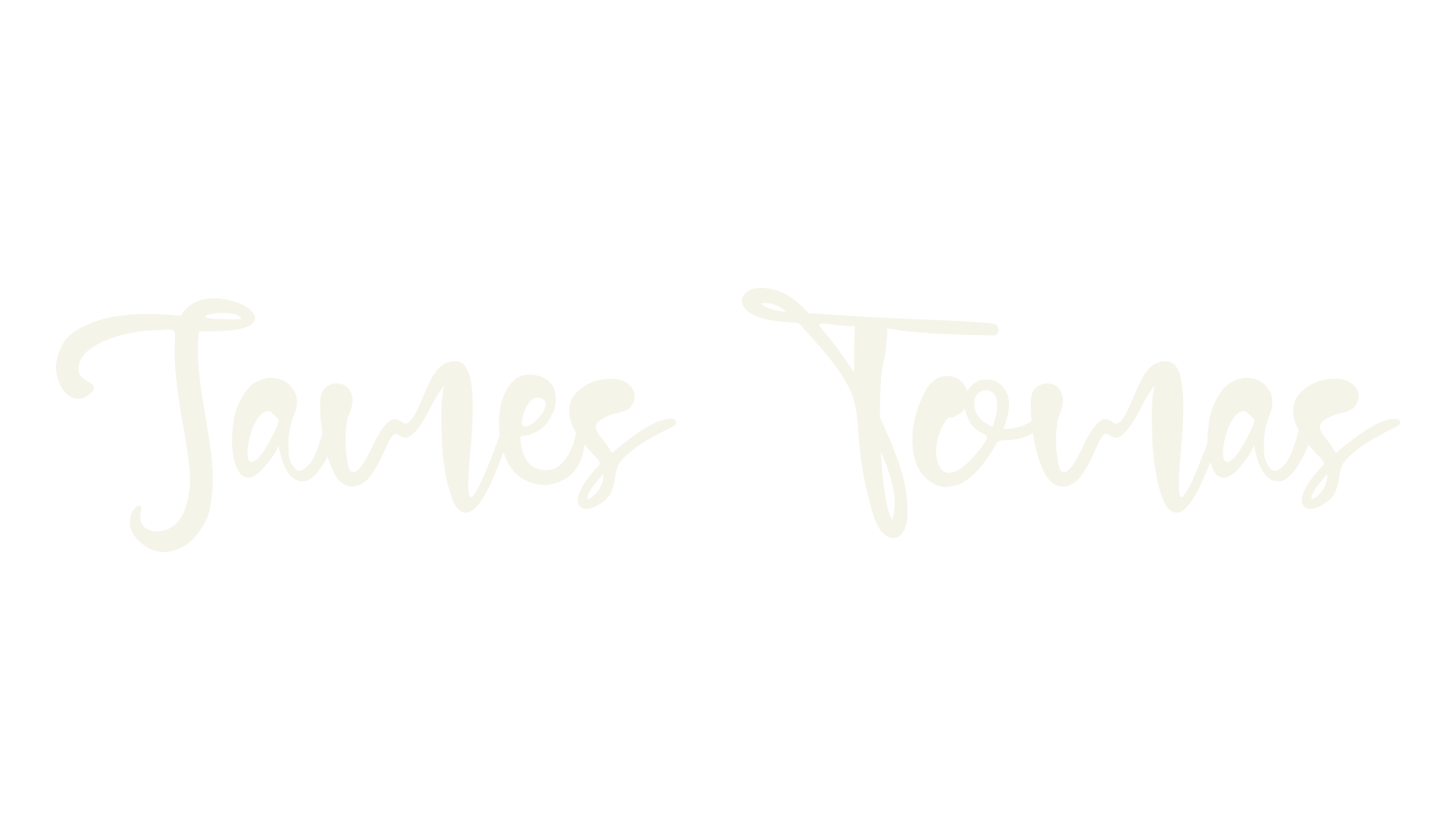 James Tomas, calligraphy font preview