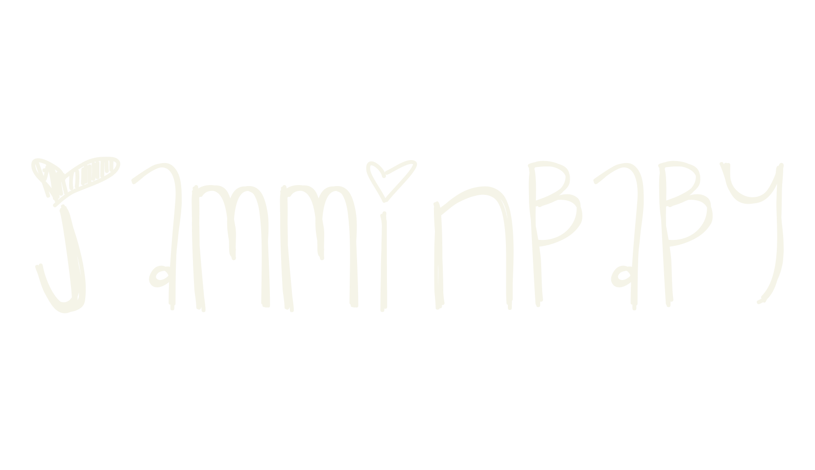 JamminBaby, handwritten font preview