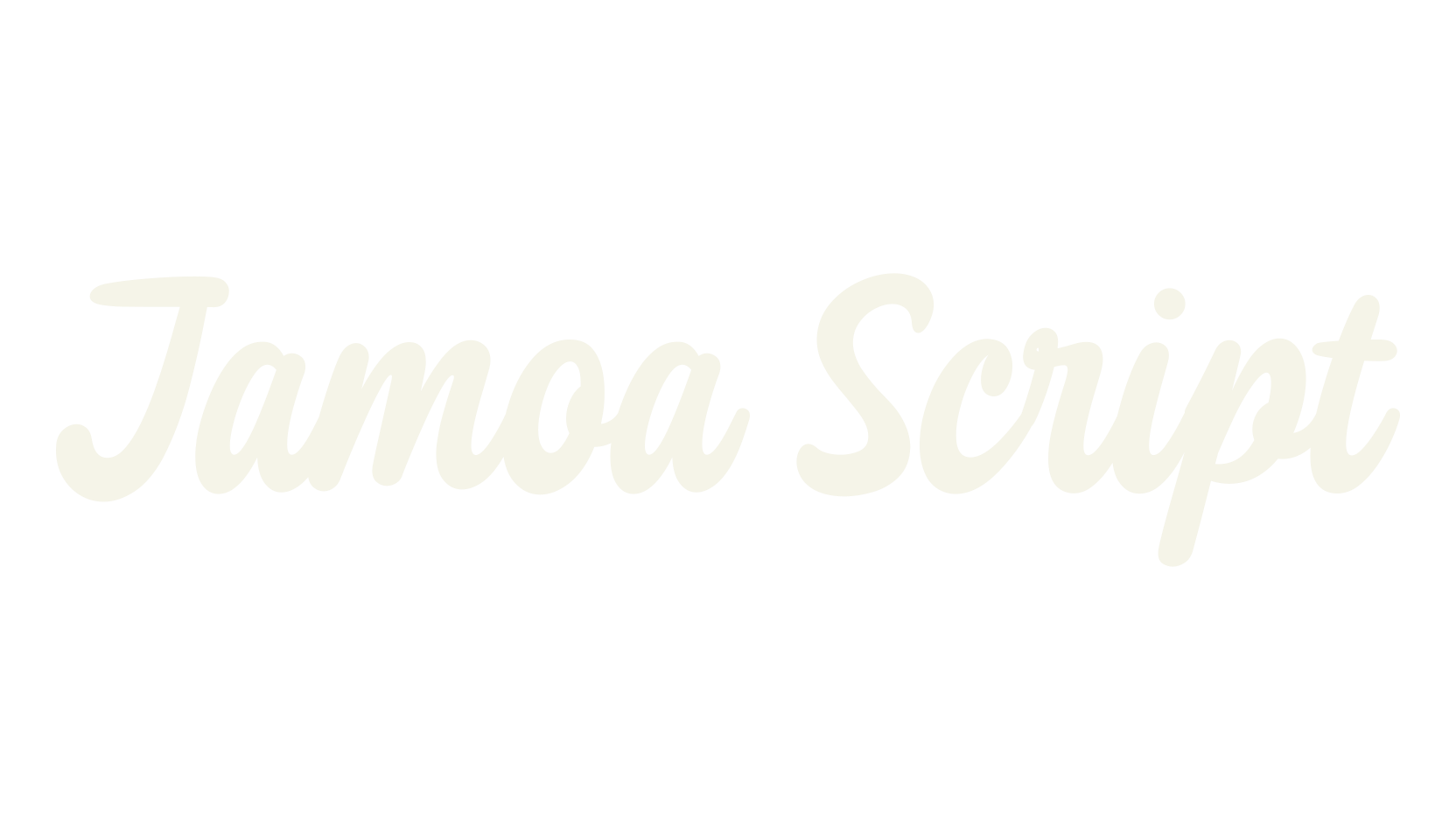 Jamoa Script, script font preview