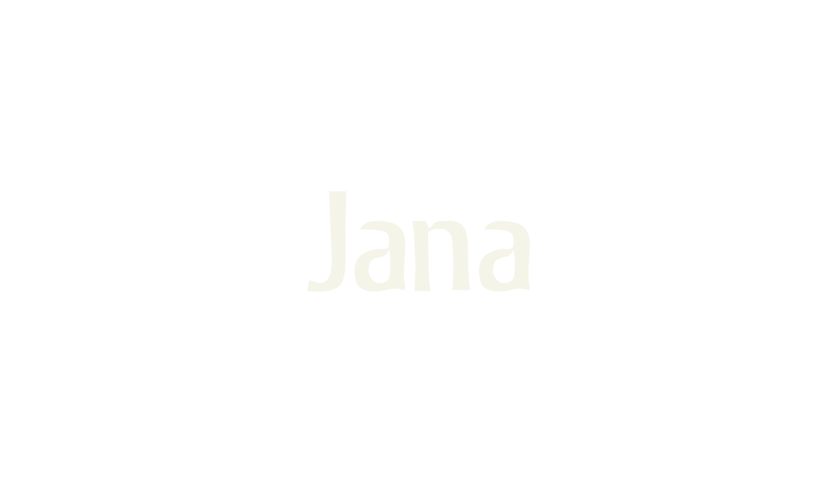 Jana, sans font preview
